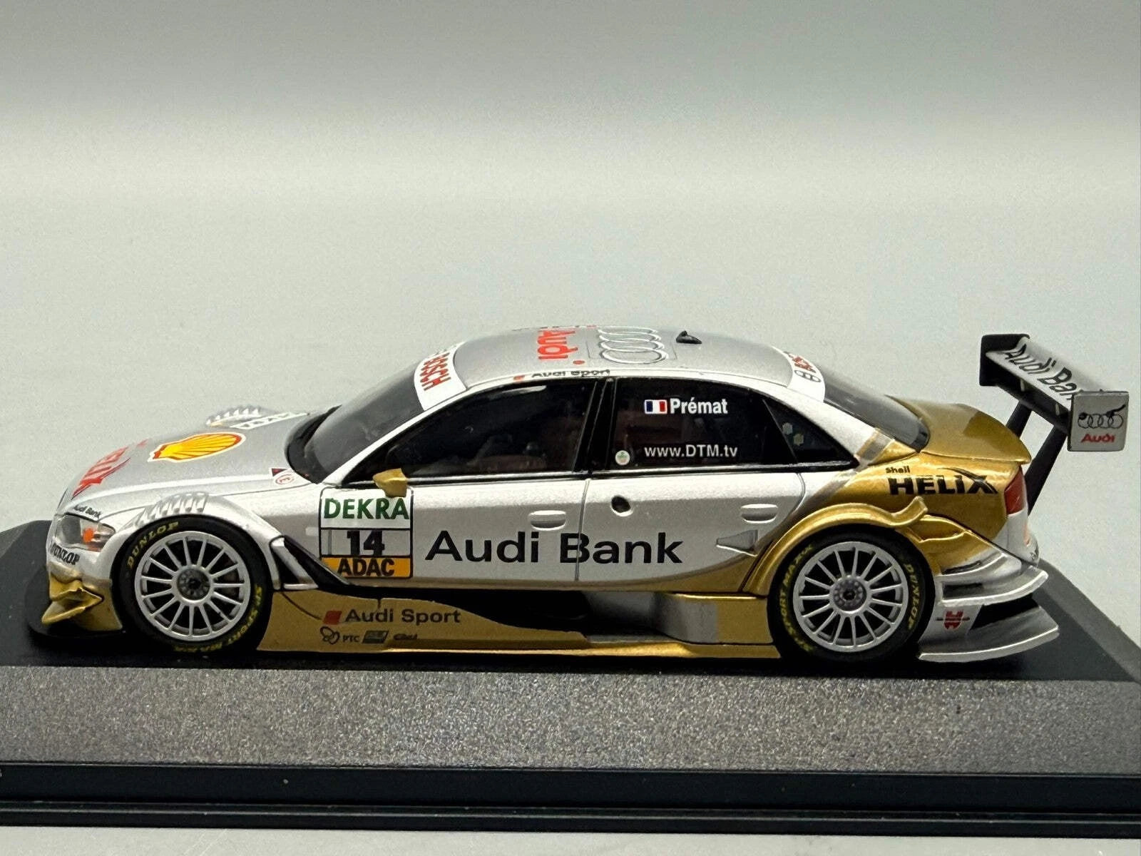 Modellautos 1:43 Minichamps Audi A4 DTM 2008  #14 Alexandre Premat mit OVP