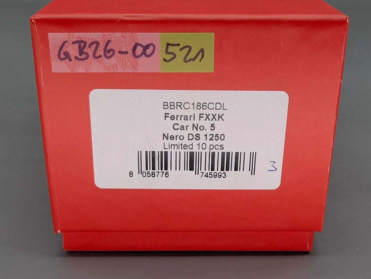Modellautos 1:43 BBR Deluxe Calsito Ferrari FXX-K Car #5 Ltd 03/10 OVP