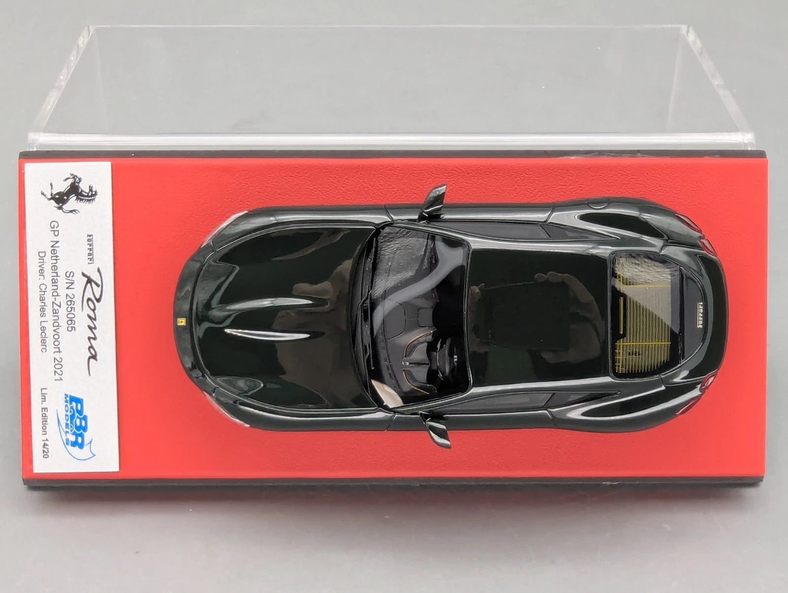 Modellautos 1:43 BBR Concept43 Ferrari Roma GP NL 2021 Ltd 14/20 C. Leclerc OVP