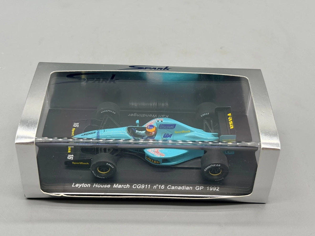 Modellautos 1:43 Spark Layton House March CG911 #16 Canadian GP 1992 mit OVP