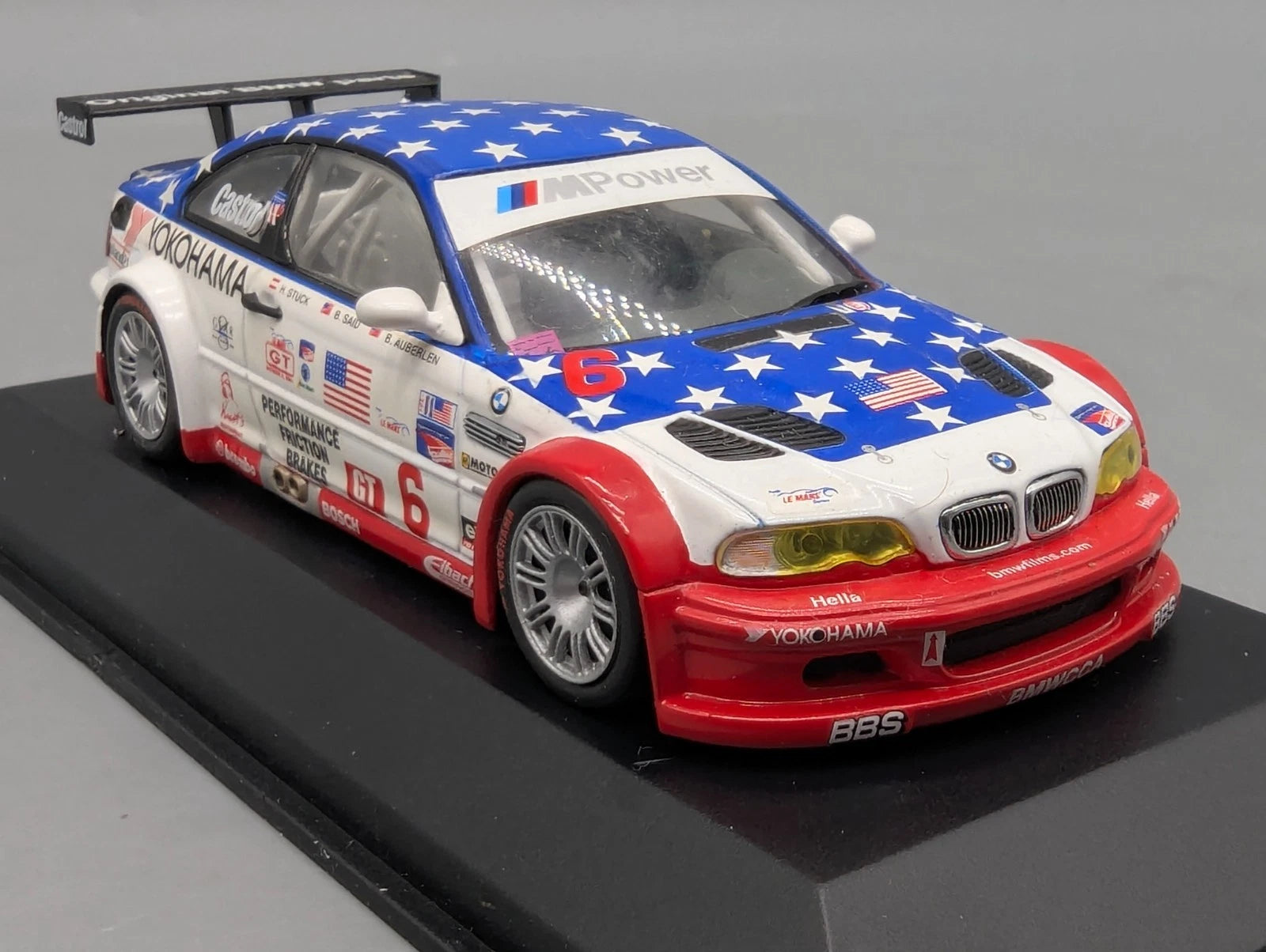 Modellautos  1:43 Minichamps BMW M3 GTR Winner ALMS 2001 #6 Stuck Said E46 OVP