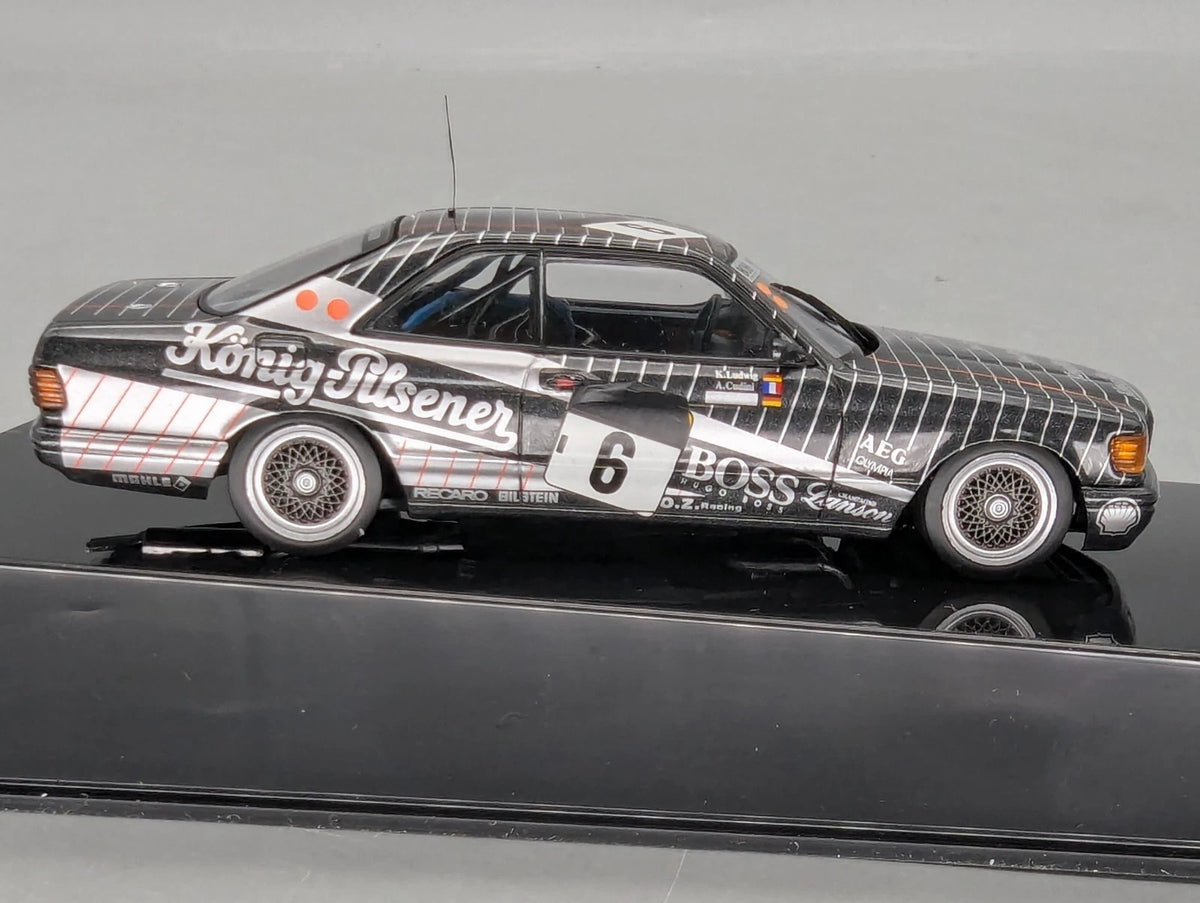Modellautos 1:43 AUTOart Mercedes Benz 500SEC AMG Spa 1989 #6 Ludwig u. A. OVP