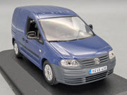 Modellautos 1:43 Minichamps Volkswagen VW Caddy Dunkelblau mit Dealer OVP