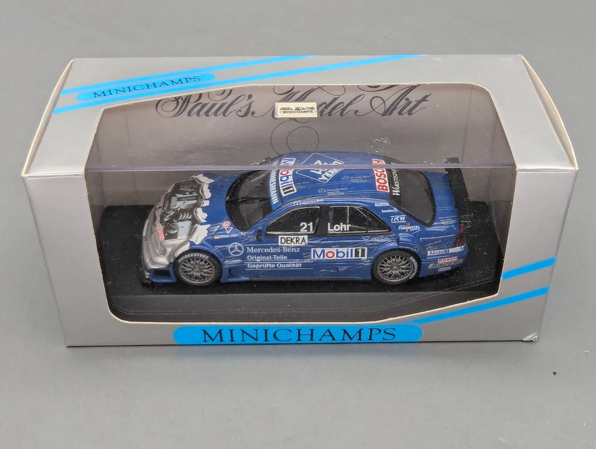 Modellautos 1:43 Minichamps Mercedes Benz C-Klasse DTM 1996 #21 Lohr OVP