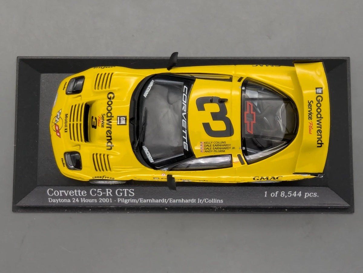 Modellautos 1:43 Action Chevrolet Corvette C5-R GTS 24h Daytona 2001 #3 mit OVP
