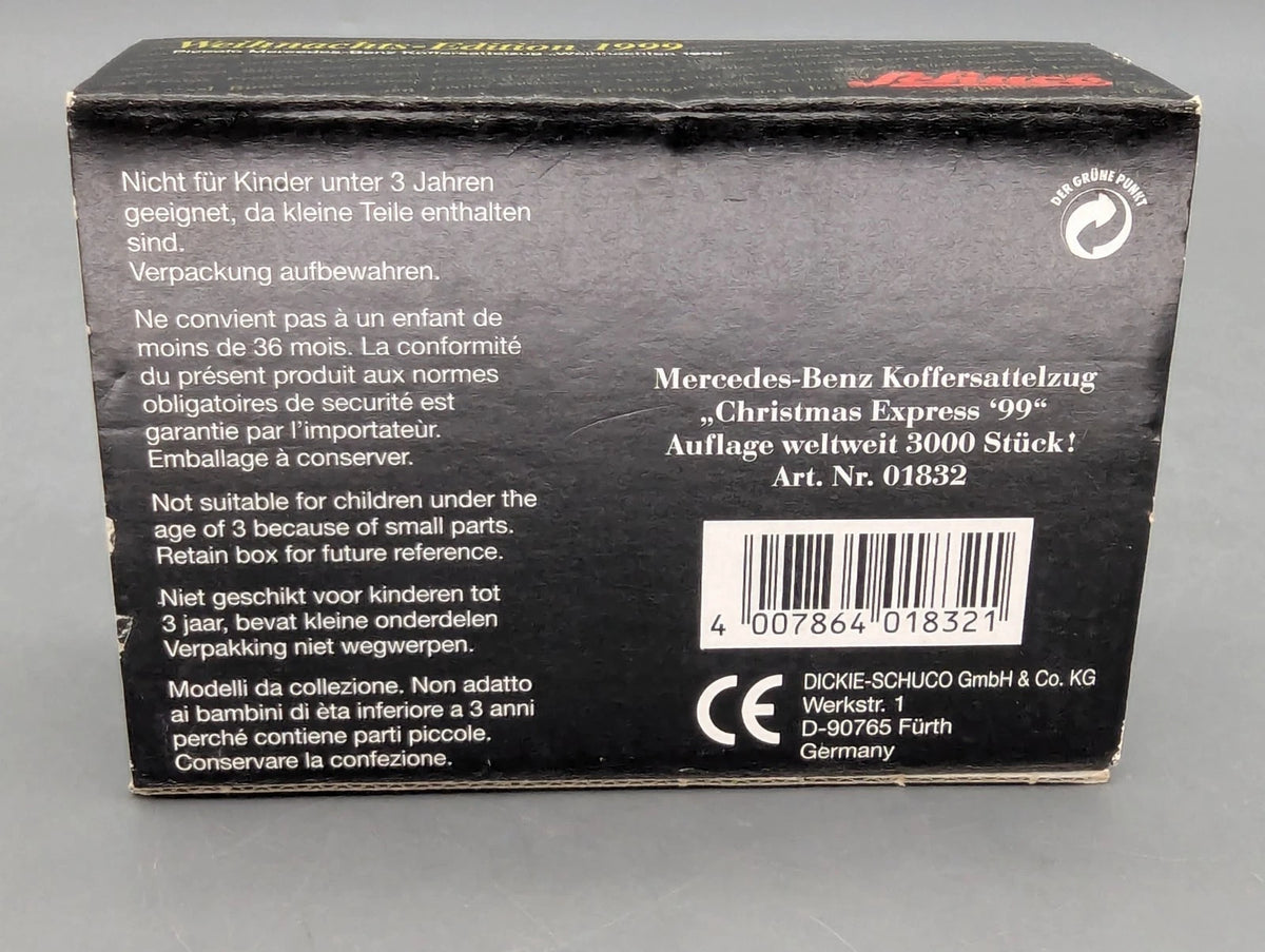 Modellautos 1:90 Schuco Piccolo-Set Christmas Special Weihnachten 1999 in OVP