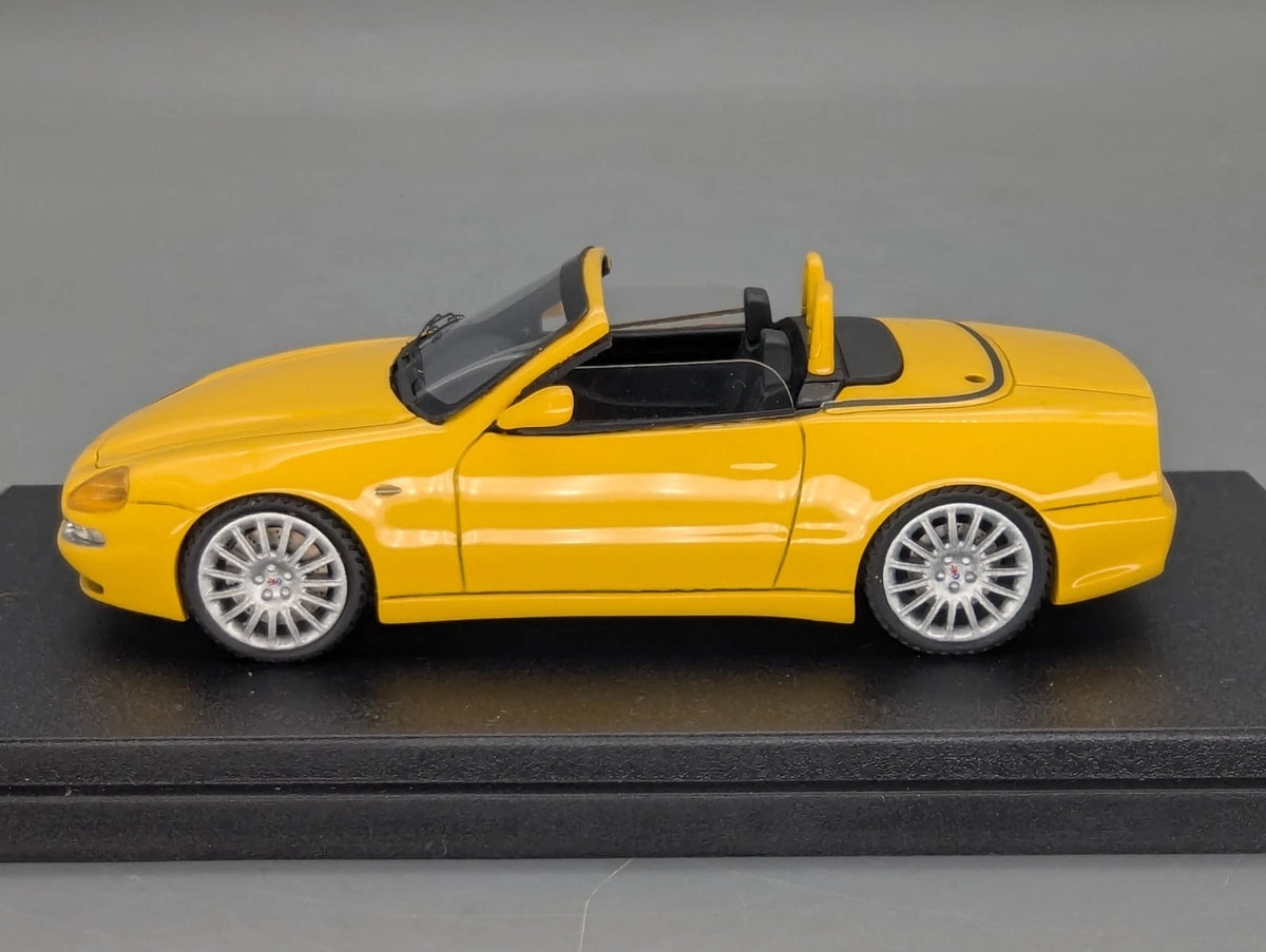 Modellautos 1:43 BBR Maserati 4200 Spyder 2001 Gelb mit OVP