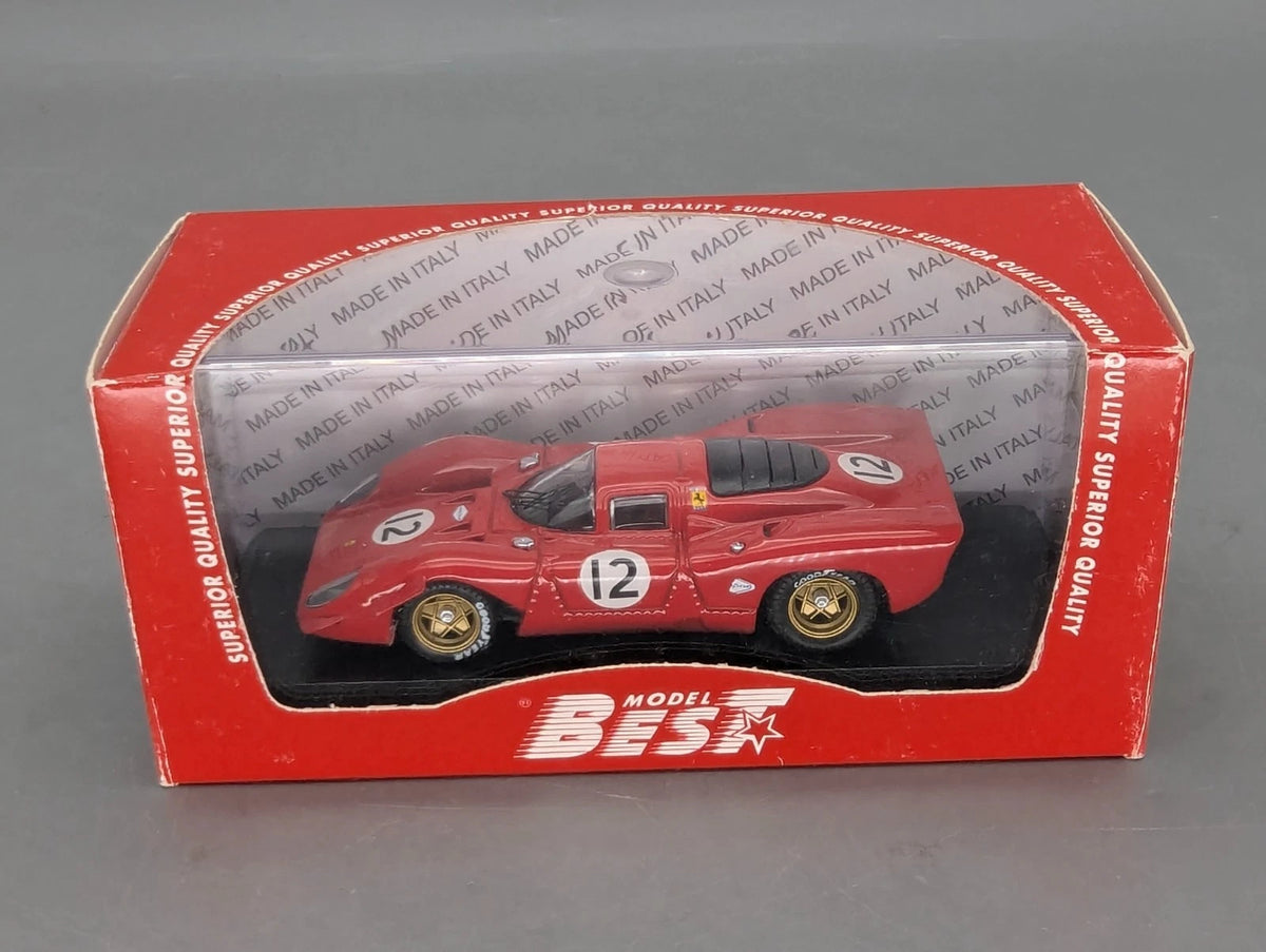 Modellautos 1:43 Best Model Ferrari 312 P Coupe 1969 #12 P. Rodriguez mit OVP