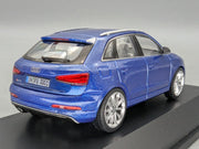 Modellautos 1:43 Schuco Audi RS Q3 Sepang Blau Metallic mit Dealer OVP