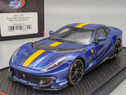 Modellautos 1:43 BBR Concept43 Ferrari 812 Competizione Blue TdF 10/48 mit OVP