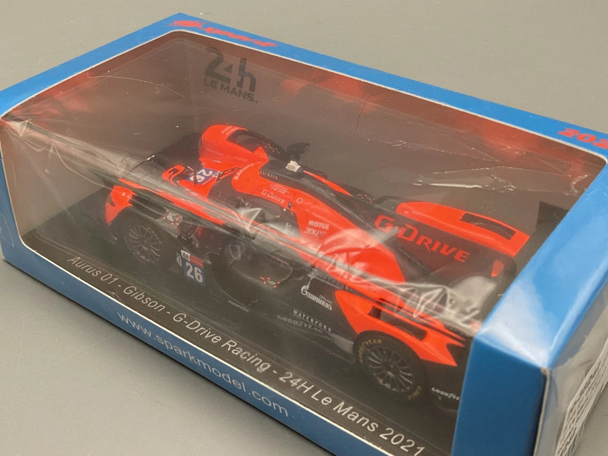 Modellautos 1:43 Spark Aurus 01 Gibson G-Drive LM 2021 #26 OVP ungeöffnet