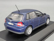 Modellautos 1:43 Minichamps Audi A3 Blau Metallic mit Dealer OVP
