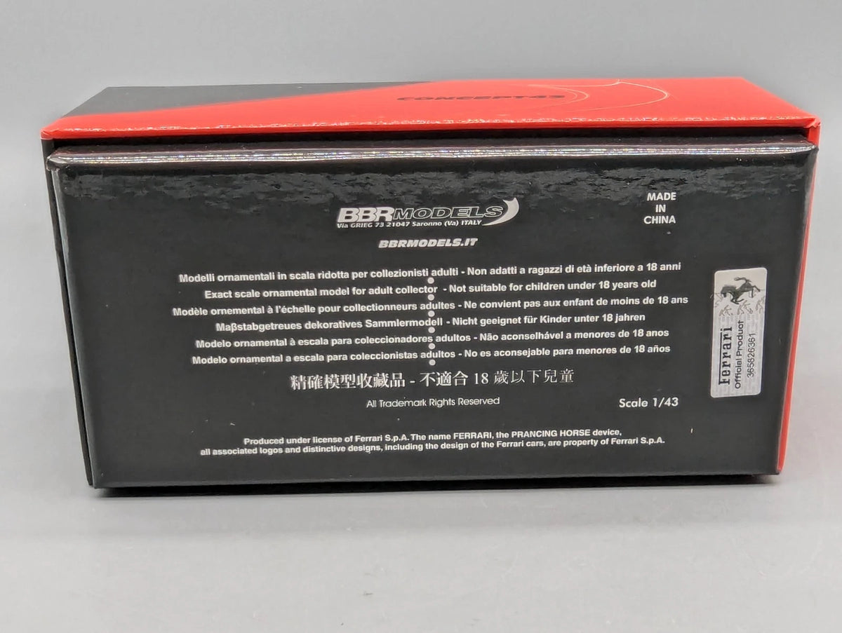 Modellautos 1:43 BBR Concept43 Ferrari 812 Competizione Blu Capri Ltd 01/15 OVP