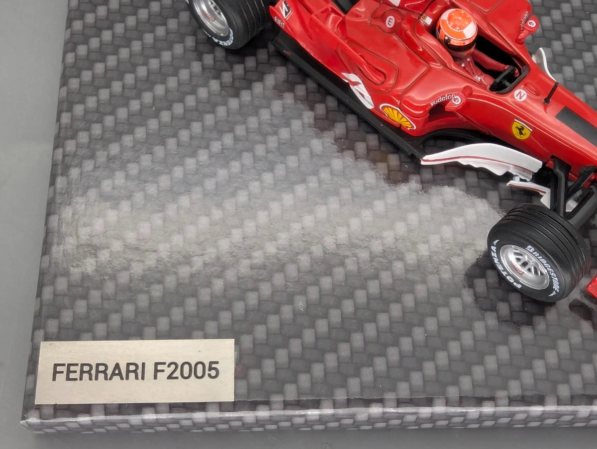 Modellautos 1:43 Ixo Ferrari F2005 #1 Michael Schumacher mit Klappbox OVP