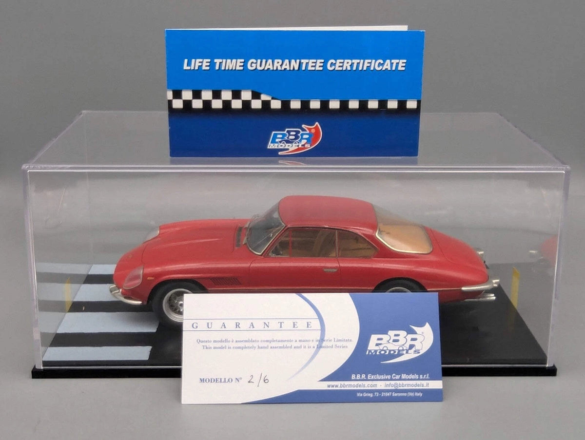Modellautos 1:18 BBR Ferrari 400 Superamerica 1962 Rain Version 2/6 Vitrine OVP
