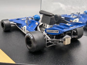 Modellautos 1:43 Quartzo Tyrrell 004 French GP 1972 #8 P. Depailler mit Vitrine