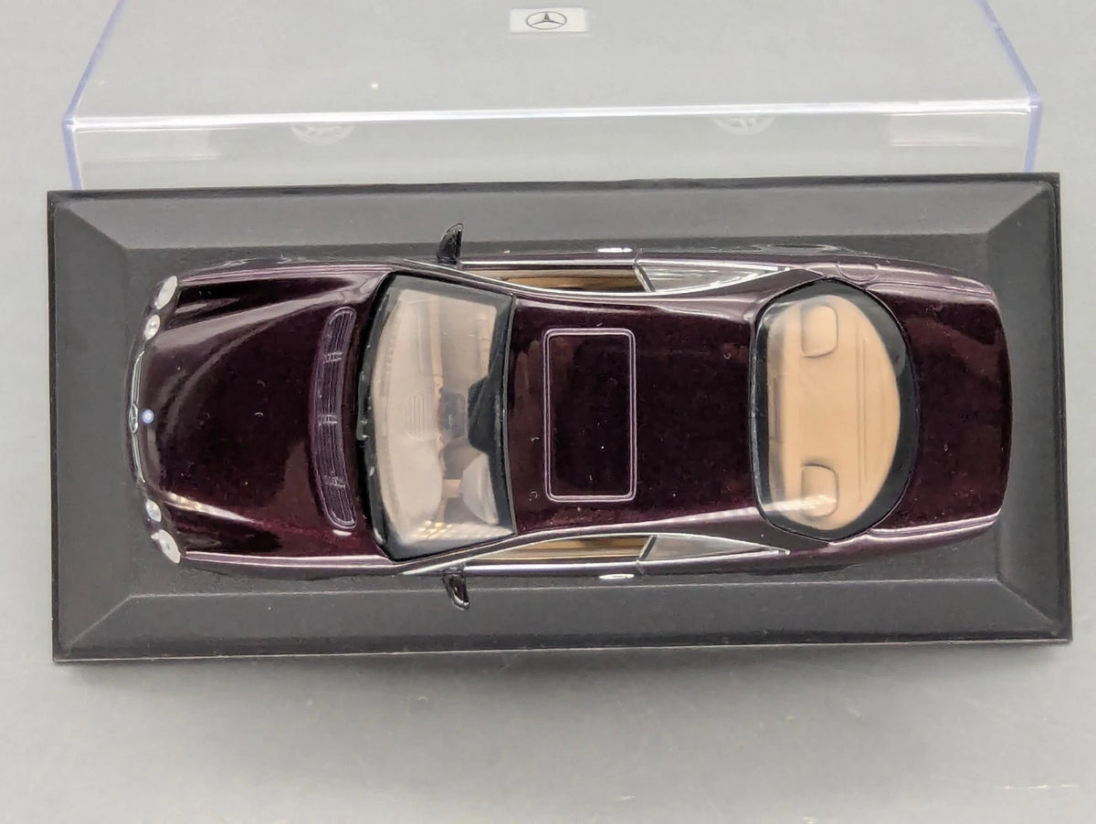 Modellautos 1:43 Minichamps Mercedes Benz CL 500 Dunkel-Violett/Rot Dealer OVP