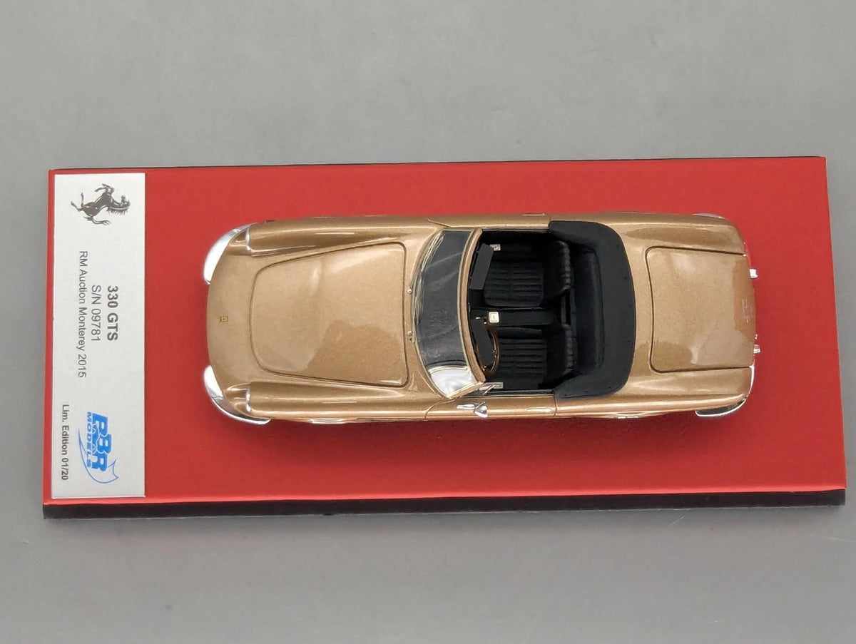 Modellautos 1:43 BBR Ferrari 330 GTS S/N 09781 Auction 2015 Limited 01/20 OVP