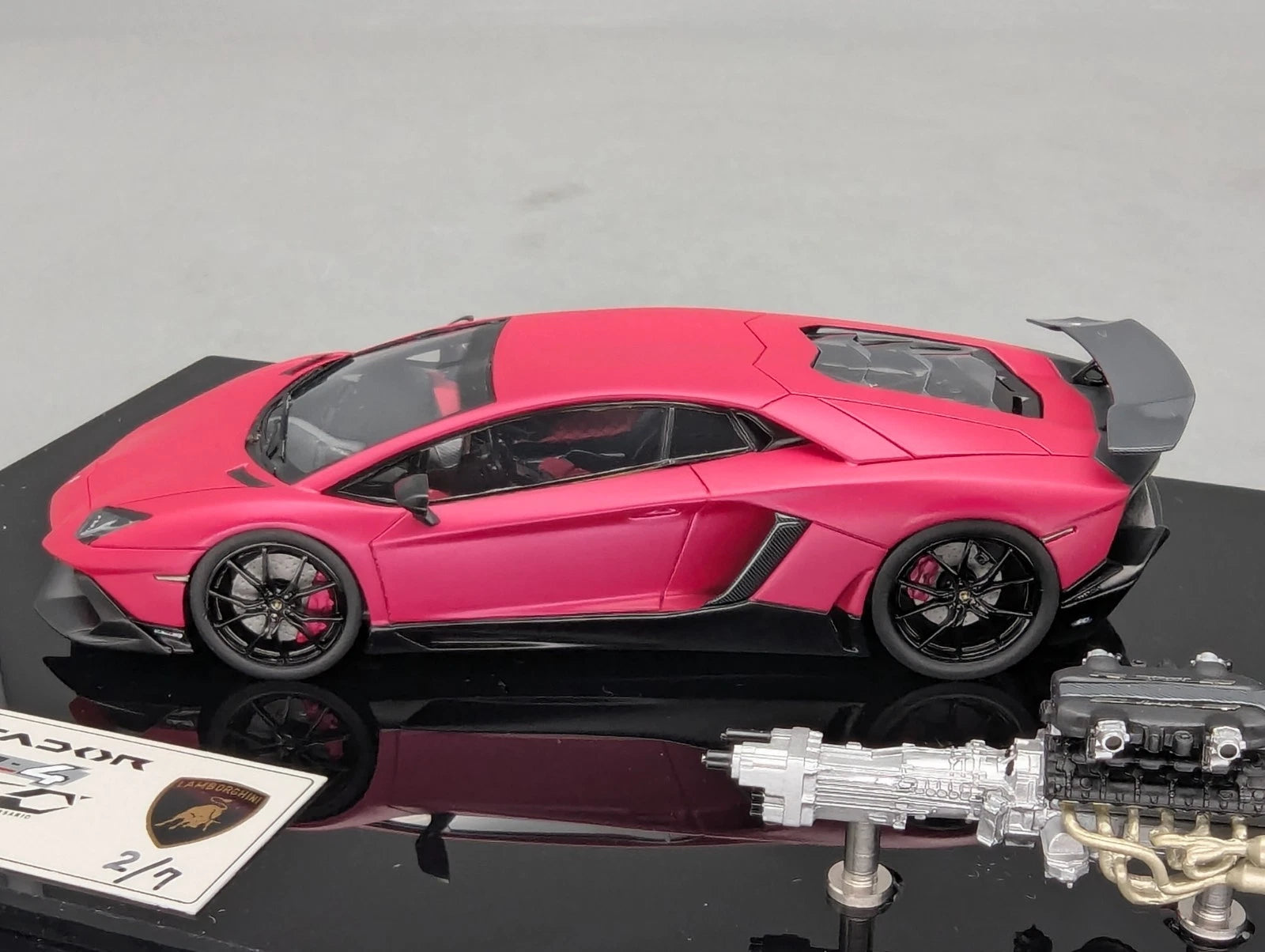 Eidolon Make Up 1:43 Lamborghini Aventador LP720-4 2013 Ltd 2/7 Engine Set OVP
