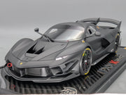 Modellautos 1:18 BBR Ferrari FXX EVO Matt Black Ltd 01/15 Stck in OVP