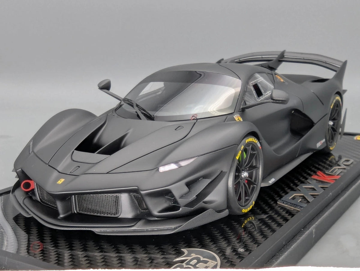 Modellautos 1:18 BBR Ferrari FXX EVO Matt Black Ltd 01/15 Stck in OVP