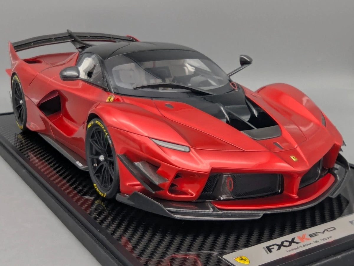 Modellautos 1:12 BBR Ferrari FXX-K EVO Gloss F1 2007B Red Ltd 00/10 Vitrine OVP