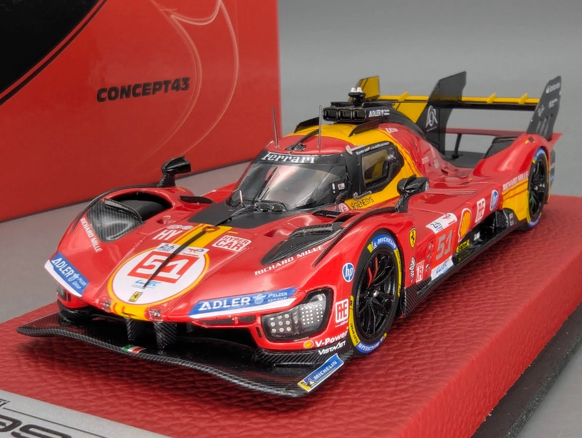 Modellautos 1:43 BBR  Concept43 Ferrari 499P 24h Le Mans 2024 Ltd 04/20 #51 OVP