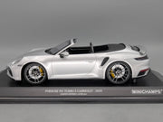 Modellautos 1:18 Minichamps Porsche 911 turbo S Cabriolet 2020 Silber mit OVP