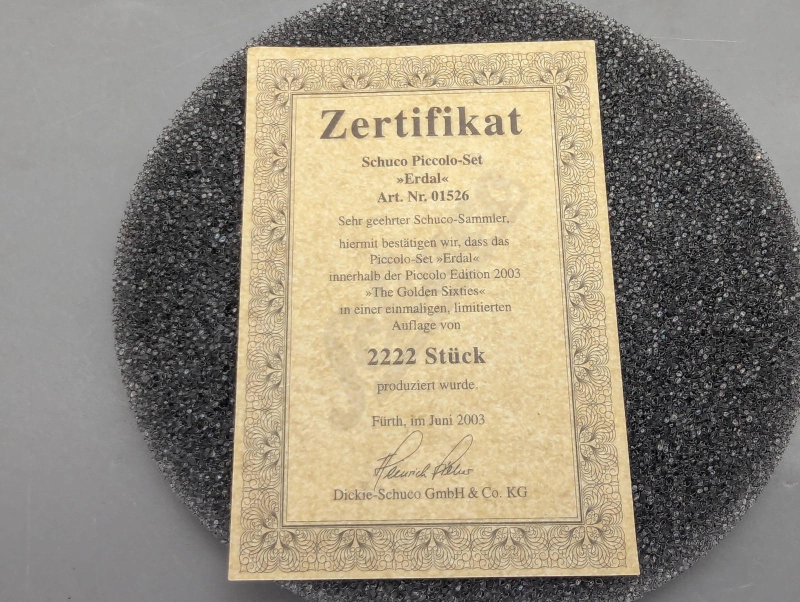 Modellautos 1:90 Schuco Piccolo-Set Erdal Schuhcreme Mercedes Benz 170V in OVP