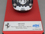 Modellautos 1:43 BBR Ferrari 250 GTO WINNER BH 1962 Ltd 00/20 #73 Parkes mit OVP