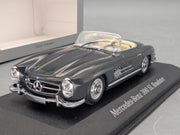 Modellautos 1:43 Minichamps Mercedes Benz 300 SL Graphitgrau Roadster Dealer OVP