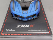 Modellautos 1:43 BBR Deluxe Calsito Ferrari FXX-K Car #8 Blu Corsa Ltd 01/20 OVP