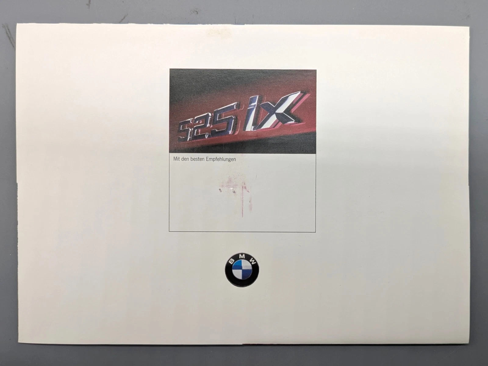 Modellauto 1:87 Herpa BMW 525ix "Idee mit besonderer Haftung" mit OVP