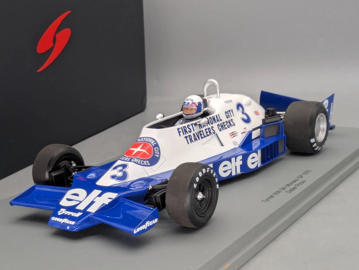 Modellautos 1:18 Spark 18S721 Tyrrell 008 Monaco GP '78 #3 Pironi BESCHÄDIGT OVP