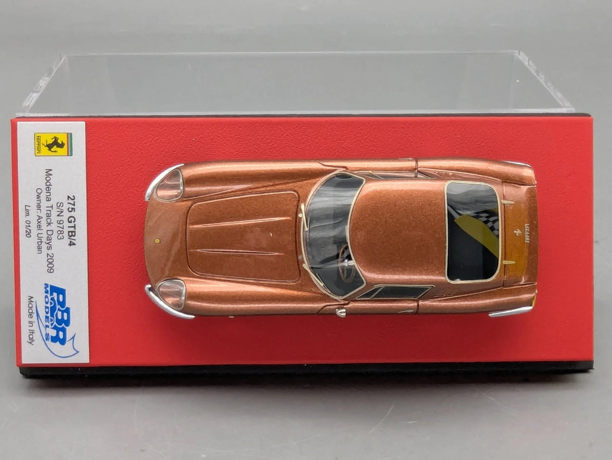 Modellautos 1:43 BBR Ferrari 275 GTB/4 Modena Track Days 2009 Ltd 01/20 OVP