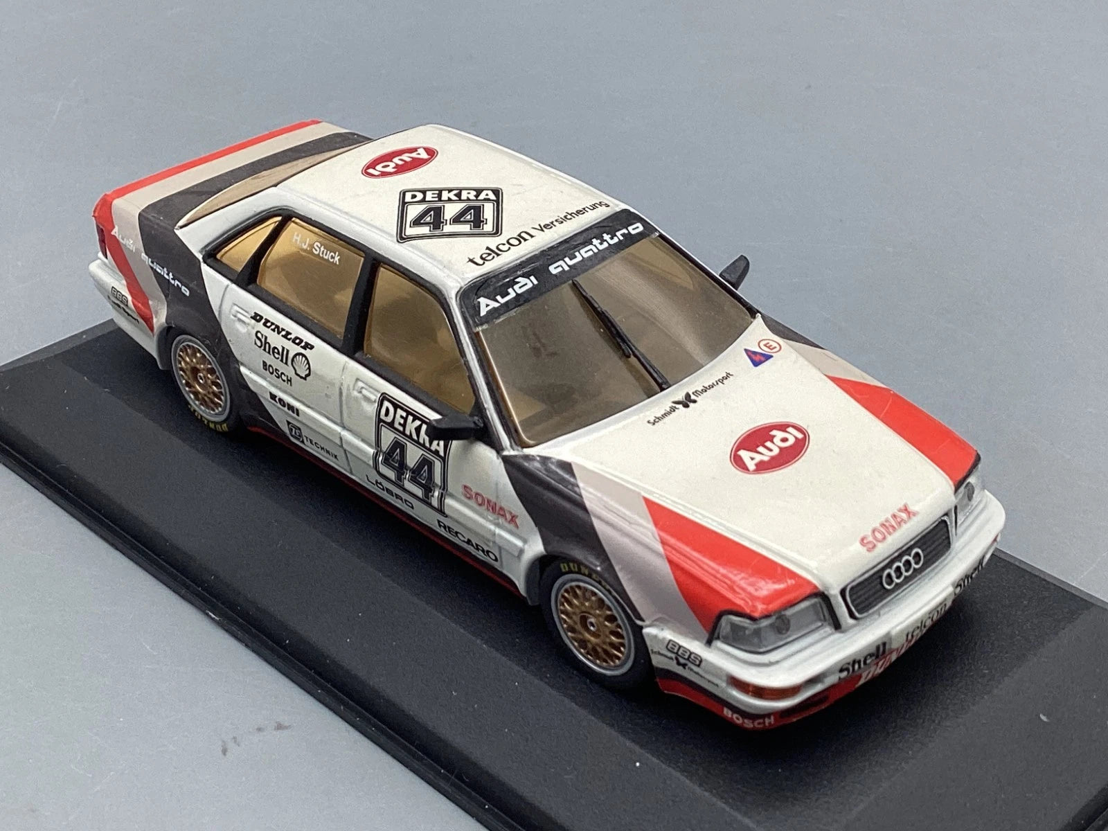 Modellautos 1:43 Minichamps Audi V8  Evo DTM 1992 Stuck #44 mit OVP