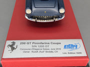 Modellautos 1:43 BBR Ferrari 250 GT Pininfarina Coupe S/N 1205 GT 10/20 mit OVP
