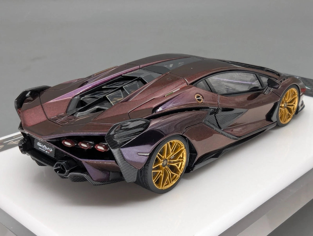 Eidolon Make Up 1:43 Lamborghini Sian FKP 37 2019 Blu Hal "Build to Order" OVP