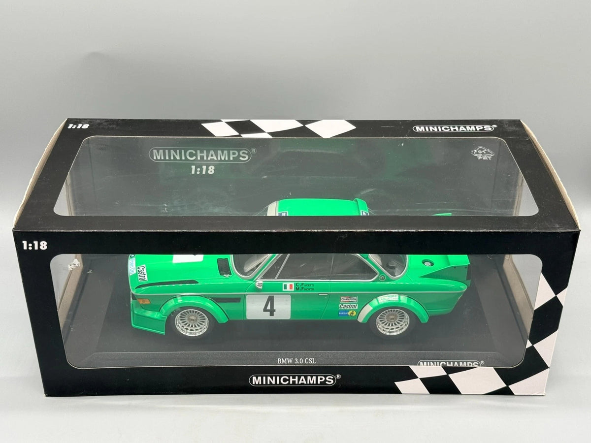 Modellautos 1:18 Minichamps BMW 3.0 CSL Winner ETCC Zandvoort 1979 #4 mit OVP