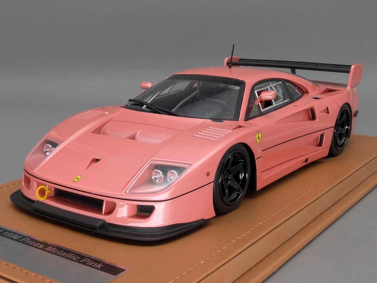 Modellautos 1:18 Tecnomodel Ferrari F40 LM 1996 Press Metallic Pink 19/60 OVP