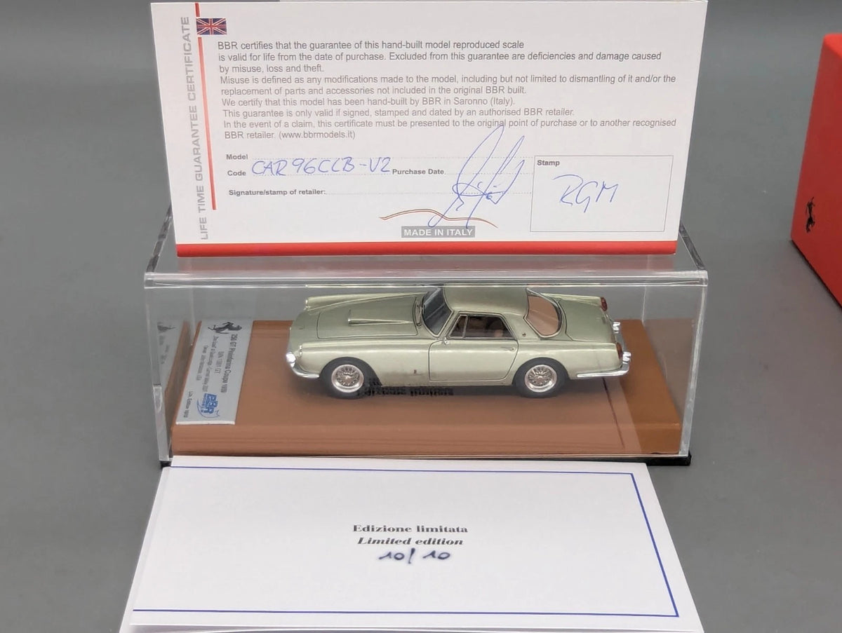 Modellautos 1:43 BBR Ferrari 250 GT Pininfarina Coupe Version 2007 10/10 mit OVP