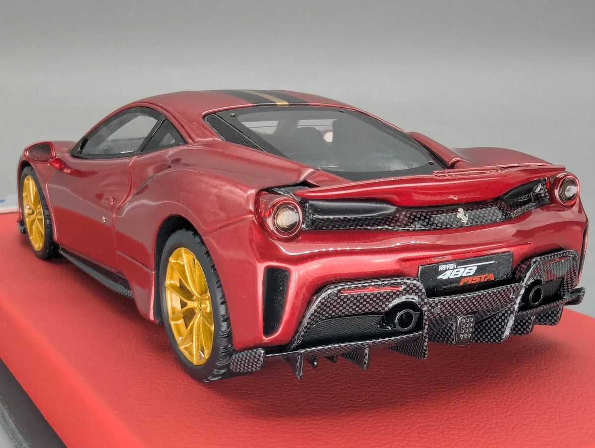 Modellautos 1:43 BBR Concept43 Ferrari 488 Pista RHD 2020 Rosso Fi Ltd 18/20 OVP