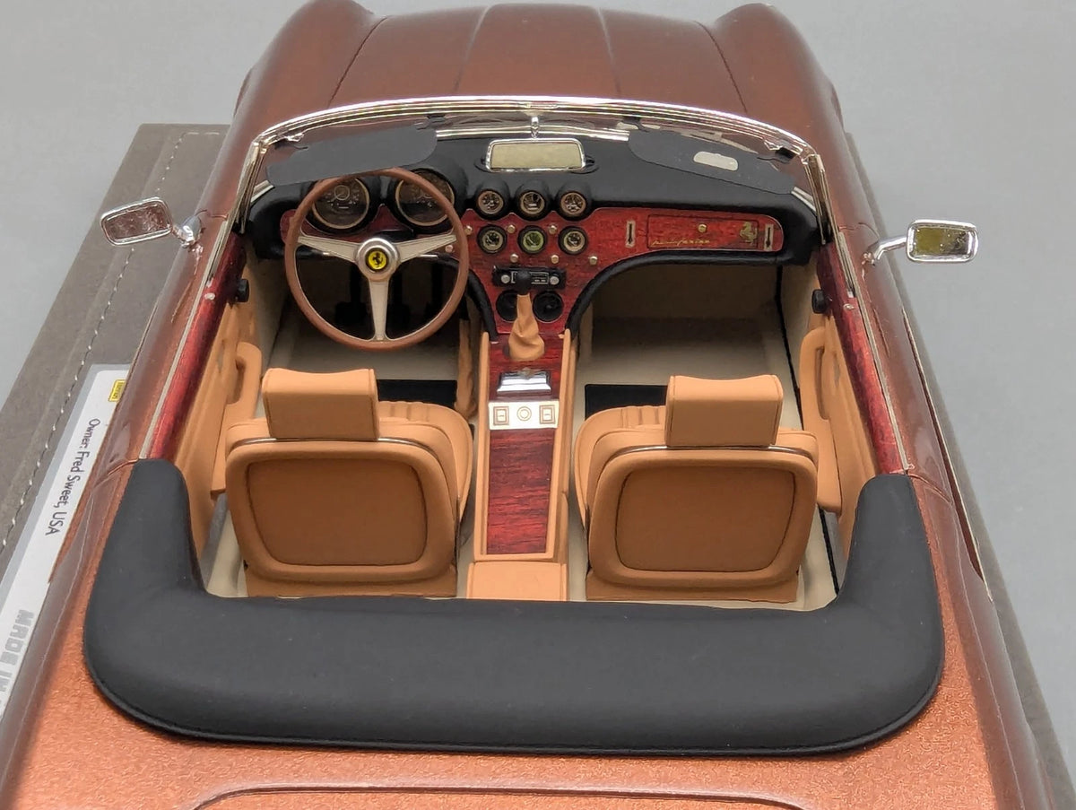 Modellautos 1:18 BBR Ferrari 365 California S/N 9631 Fred Sweet Ltd 01/24 OVP