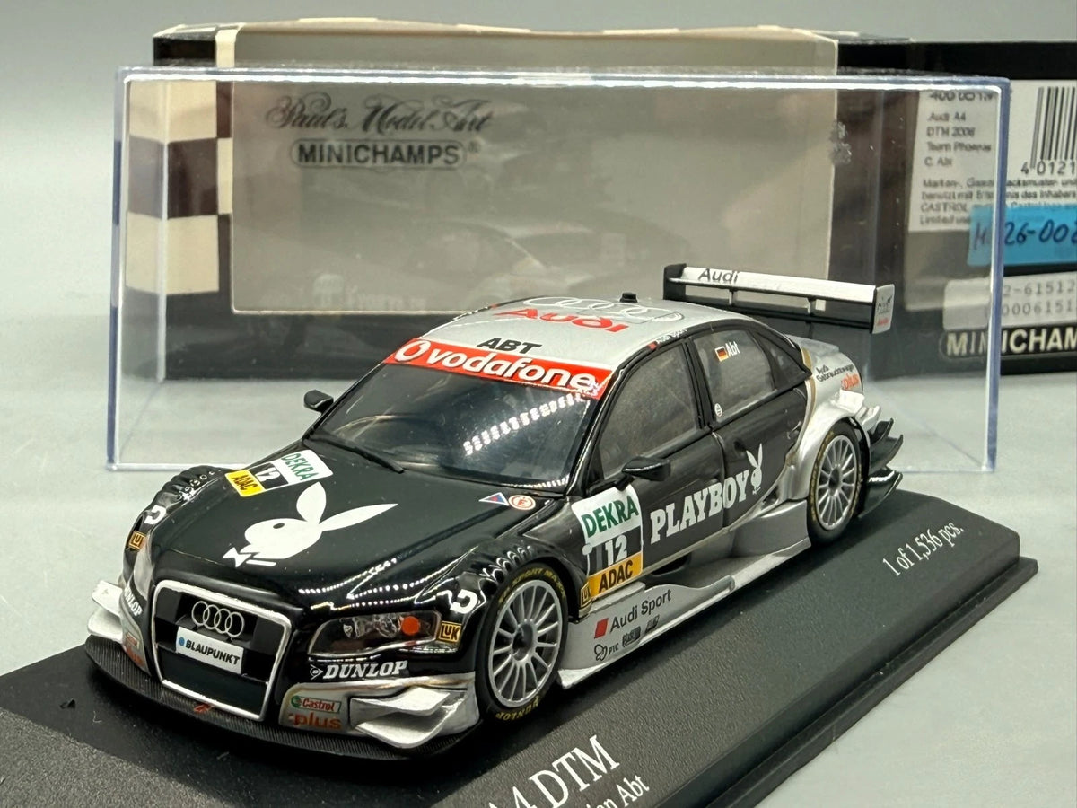Modellautos 1:43 Minichamps Audi A4 DTM 2006 Team Phoenix C. Abt #12 mit OVP