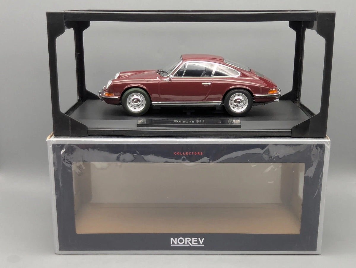 Modellautos 1:18 Norev Porsche 911 T 1969 Dark Red mit OVP