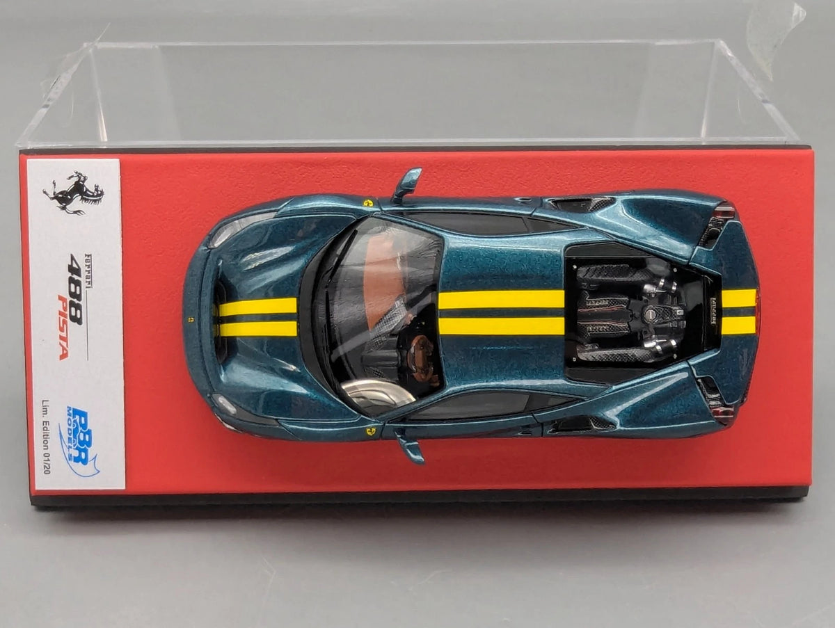 Modellautos 1:43 BBR Concept43 Ferrari 488 Pista LHD Verde Scuro Ltd 01/20 OVP