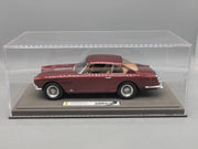 Modellautos 1:18 BBR Ferrari 250 GTE 2+2 1960 Ltd 01/63 Lederplatte Vitrine OVP