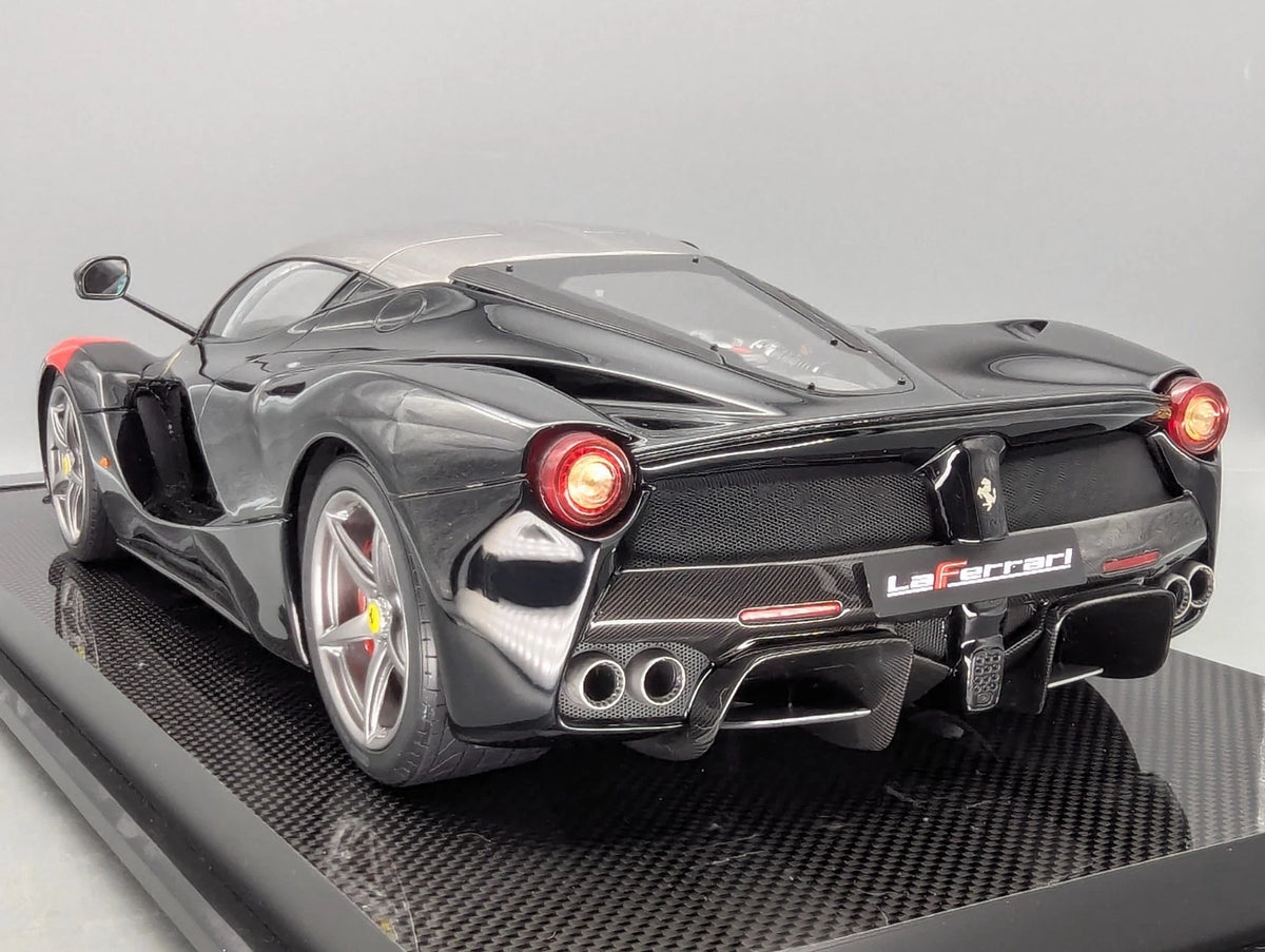 Modellautos 1:12 Amalgam Ferrari La Ferrari Ltd #01/10 Schwarz Zertifikat OVP