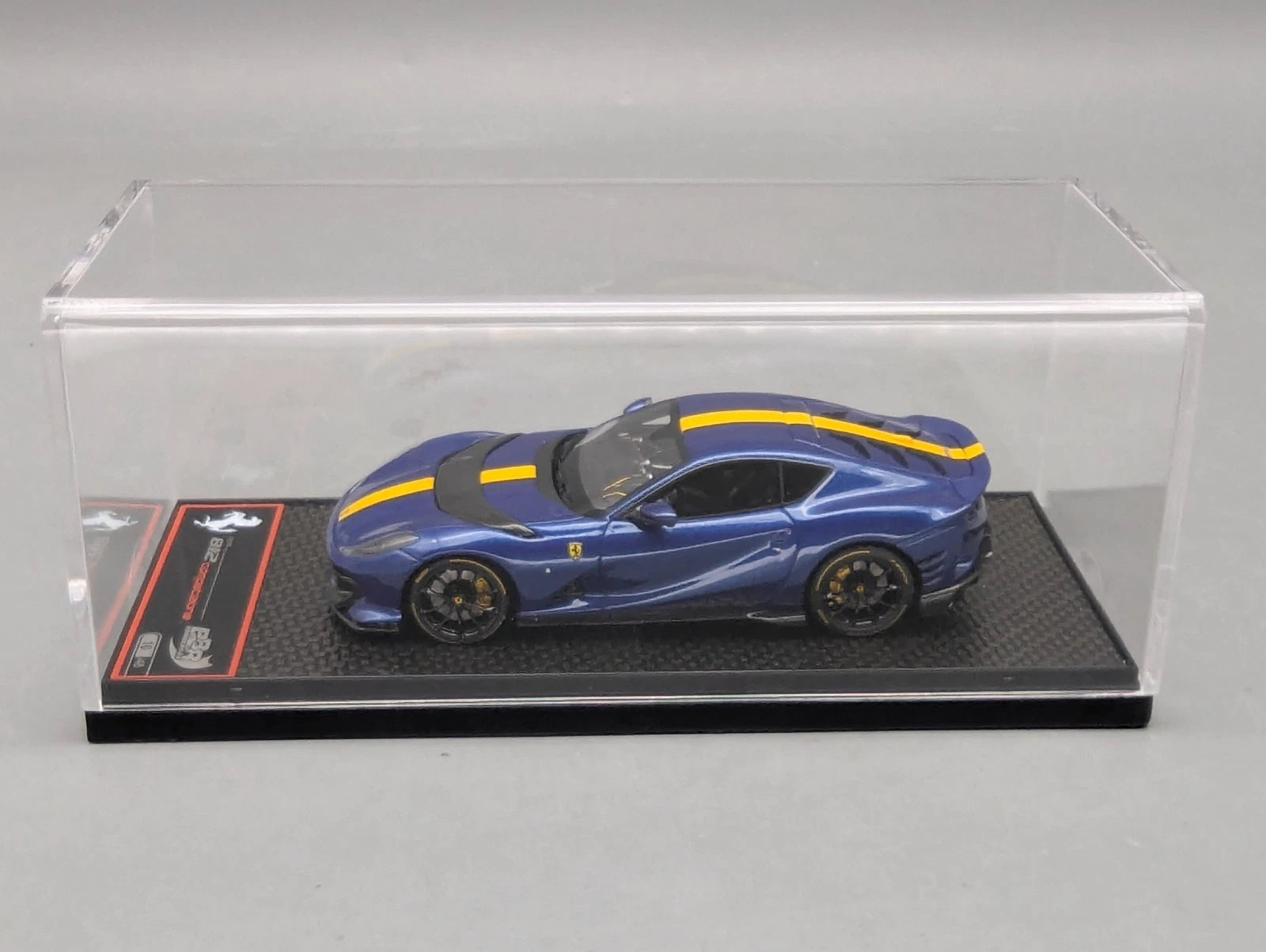 Modellautos 1:43 BBR Concept43 Ferrari 812 Competizione Blue TdF 10/48 mit OVP