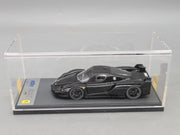 Modellautos 1:43 BBR Ferrari FXX  2006 Black mit Vitrine + OVP